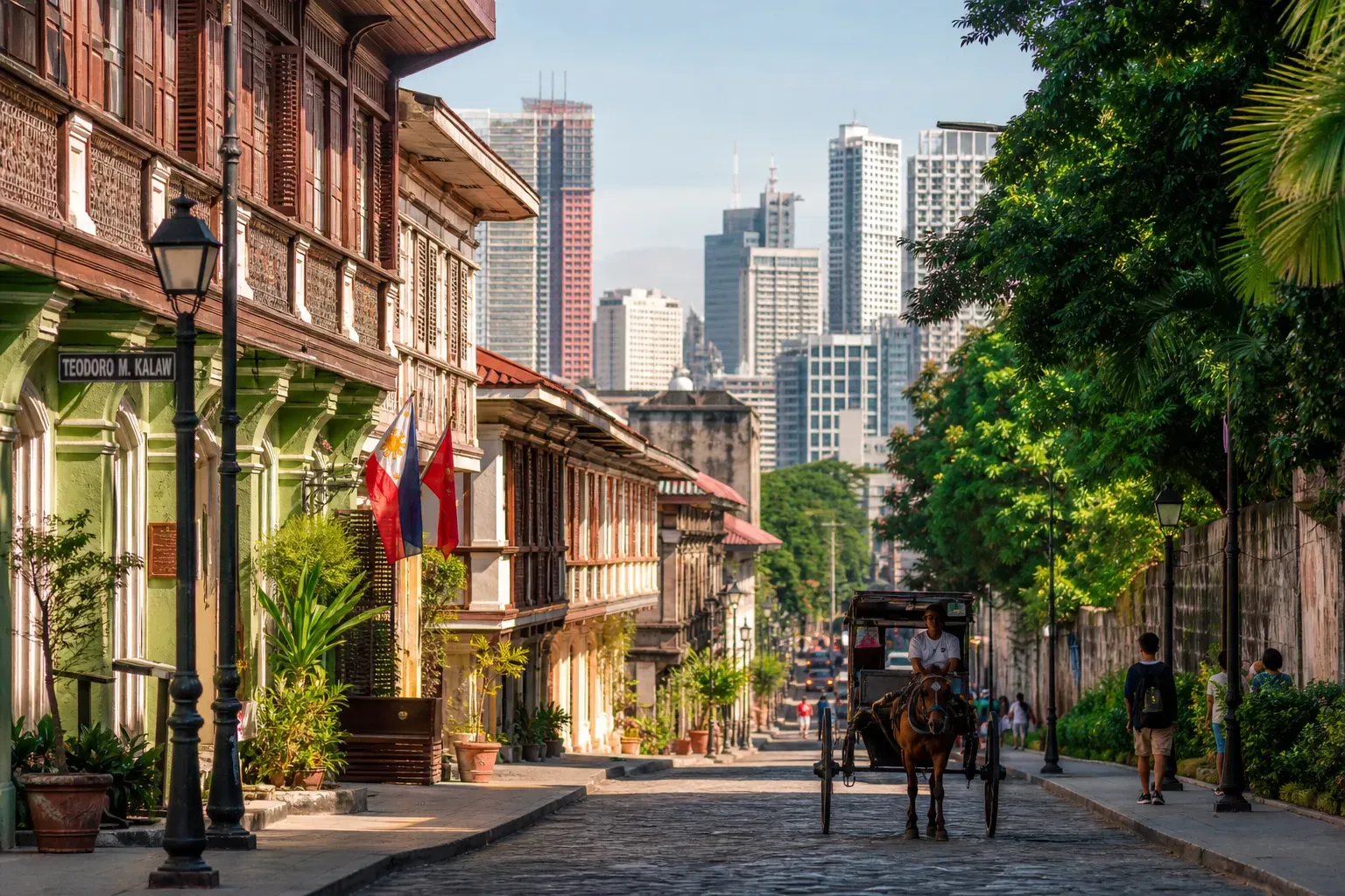 A Manila dating guide scene for meeting Filipinas near Intramuros, Rizal Park, and Binondo