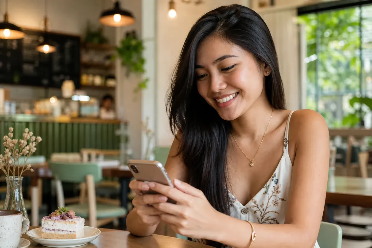 A dating profile tips screen for attracting serious Filipinas with better photos and bio details