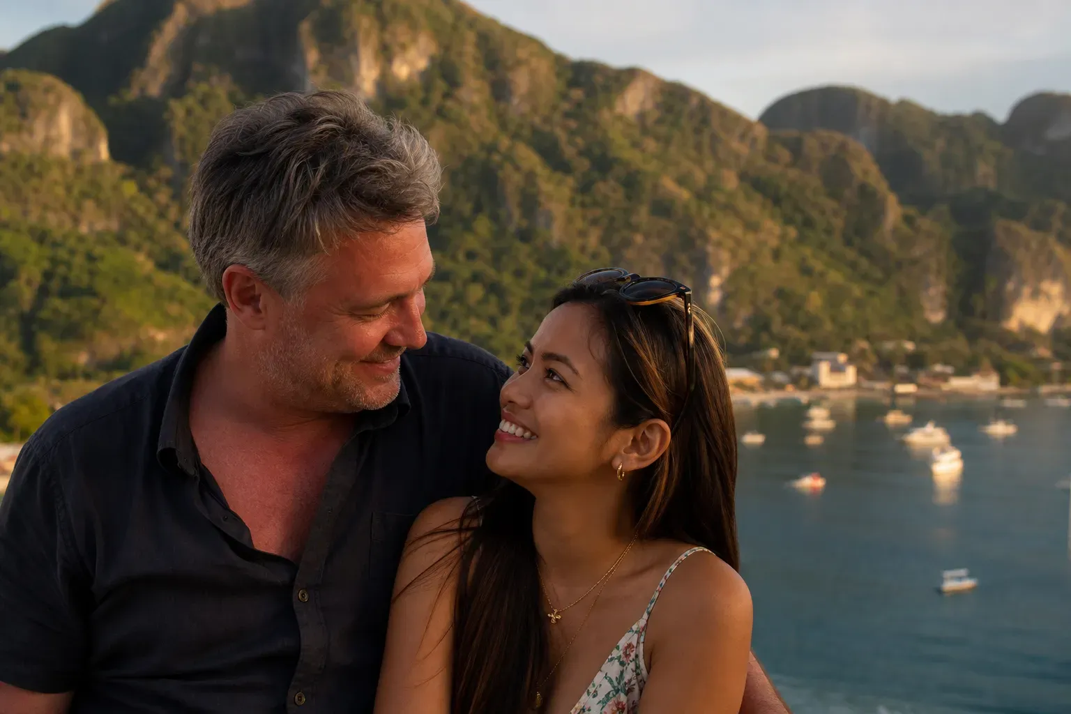 A man clarifying Filipina relationship goals before dating