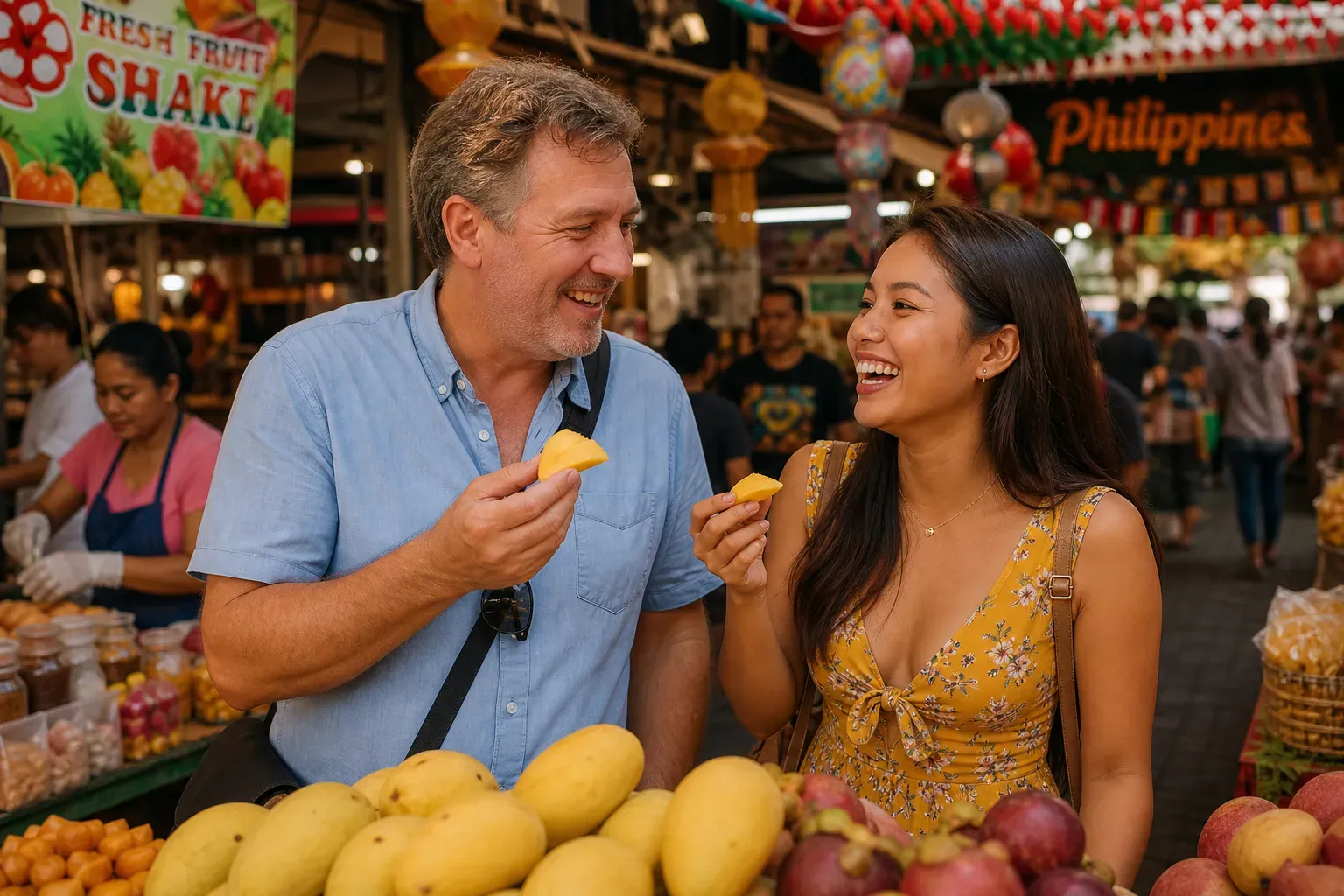A Filipino couple whose relationship reflects core Filipino values